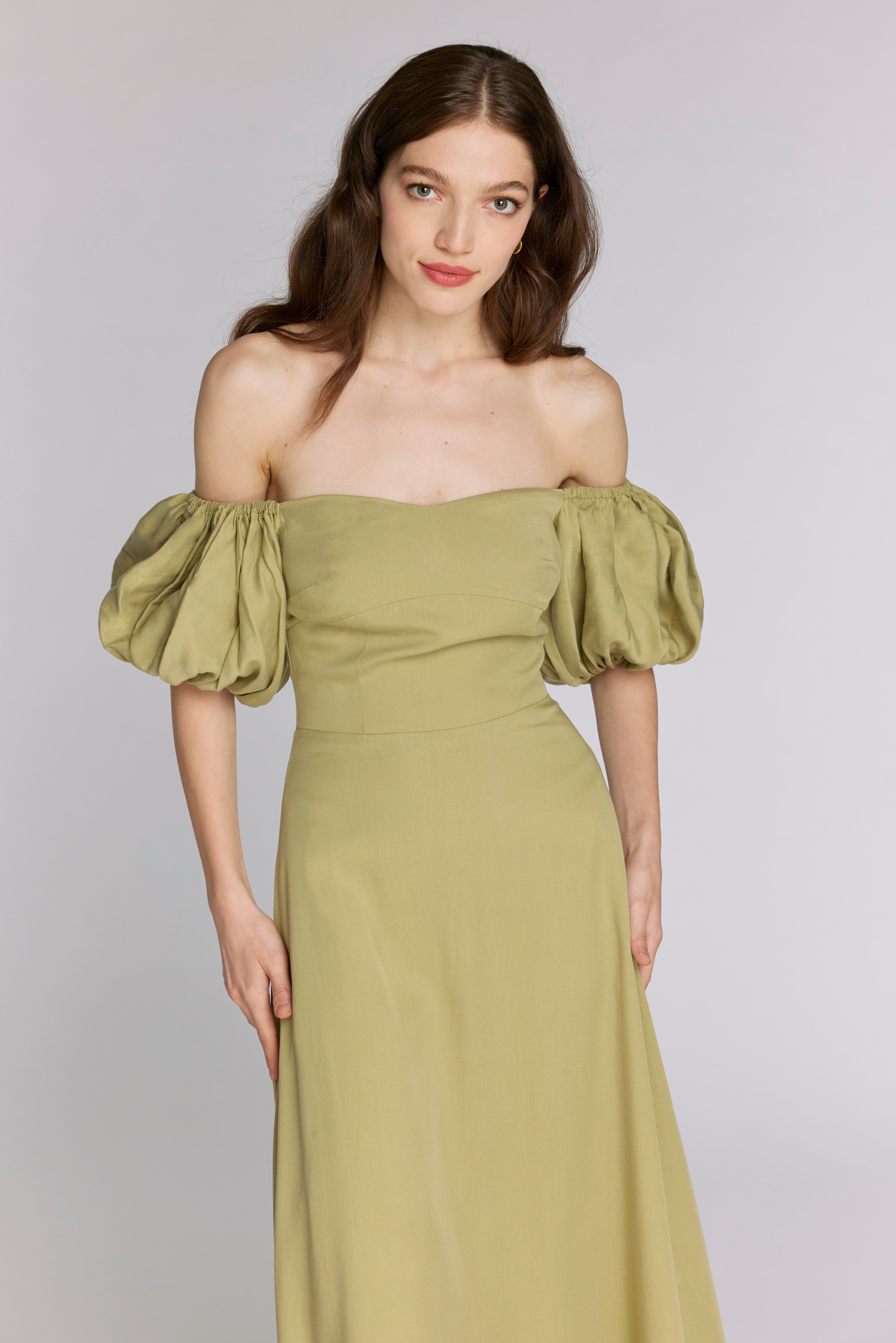 未使用 美品 カスタネ Bell sleeve color dress 1 jovani-63169-bell-sleeve-