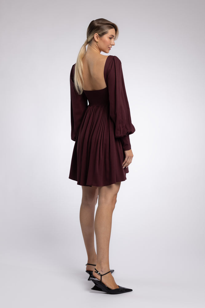 
                  
                    AUBERGINE DRESS
                  
                