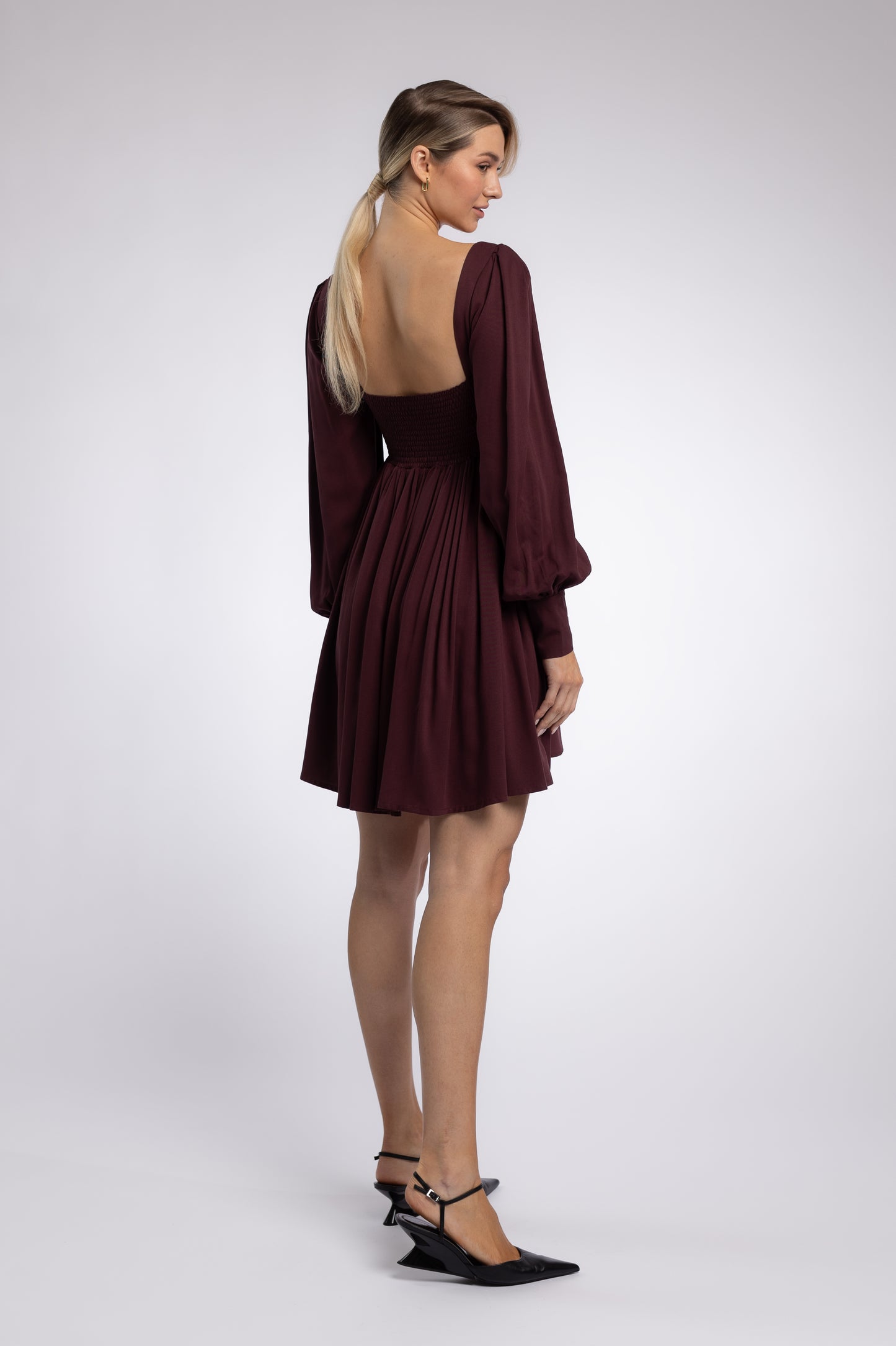 
                  
                    AUBERGINE DRESS
                  
                
