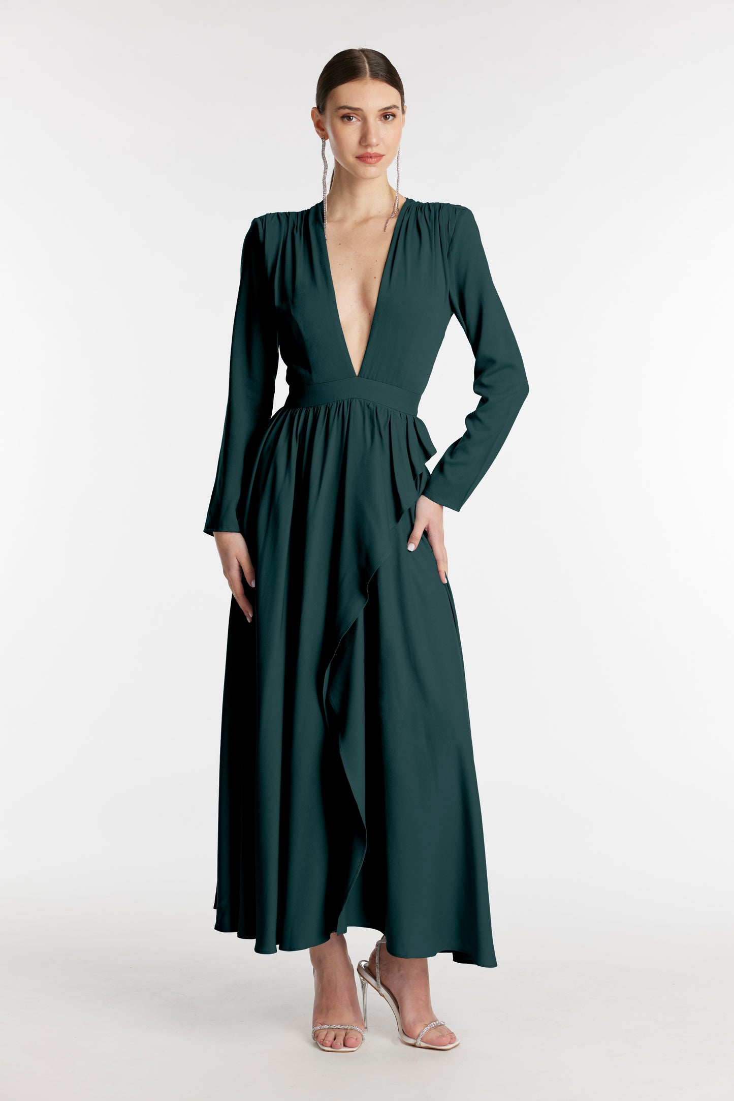 agave green dress Azazie | Just add pampas and mix and match Agave with Dark Green bridesmaid dress styles for a picture perfect moment! Tap link in bio to shop