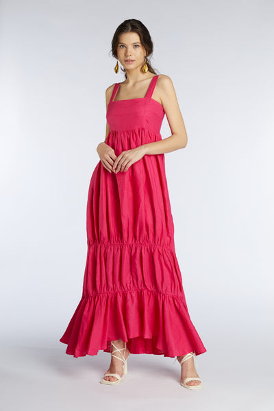 red flamingo dress Flamenco dress from the Viva La Feria collection, Amapola model, red color